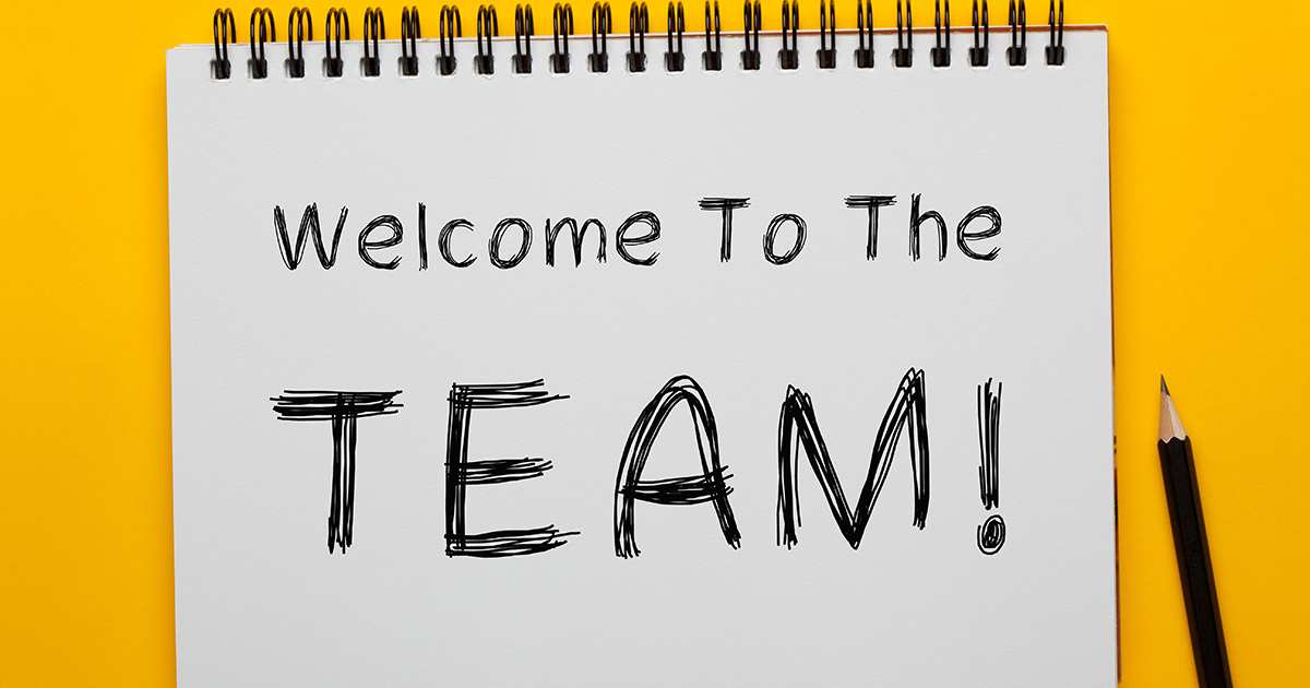Welcome to the team
